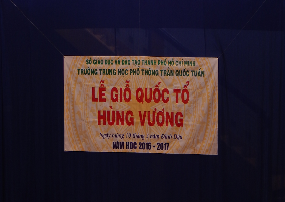 Trường THPT Trần Quốc Tuấn tổ chức lễ Giỗ tổ Hùng Vương năm 2017